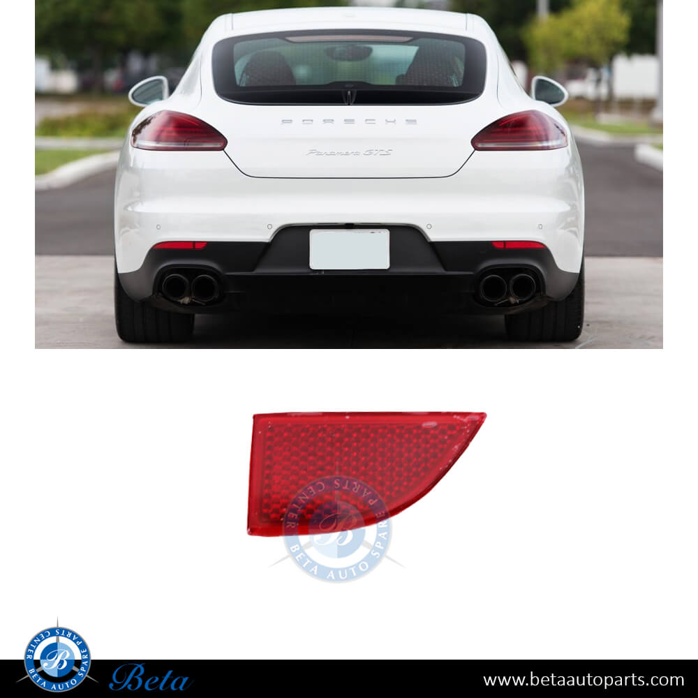 Left Side Rear Bumper Reflector Small for Porsche Panamera 2014-2016 models, Part Number 97063148901 Left Side Rear Bumper Reflector Small for Porsche Panamera 2014-2016 models, Part Number 97063148901